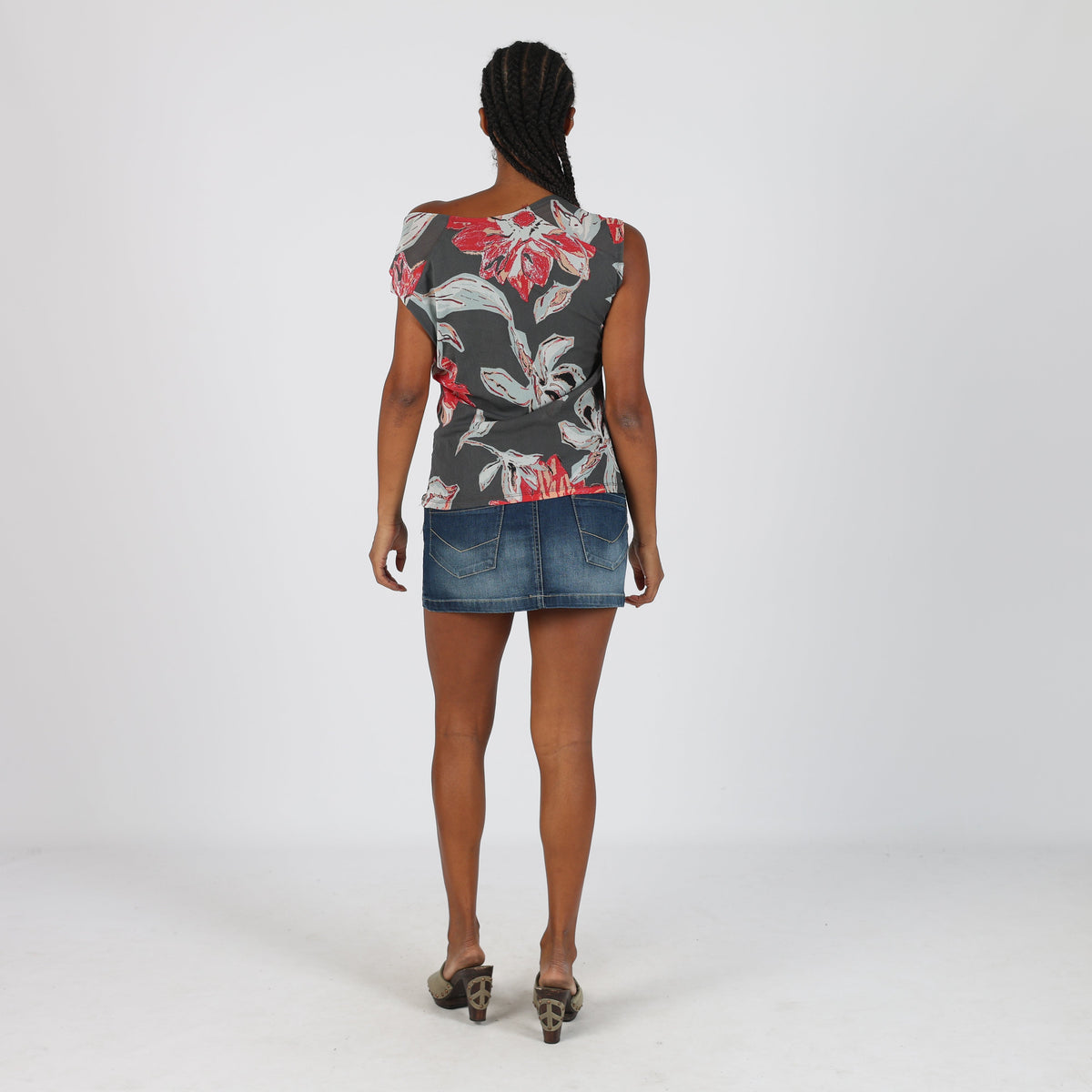 Blue Y2K Terranova Denim Mini Skirt (S)