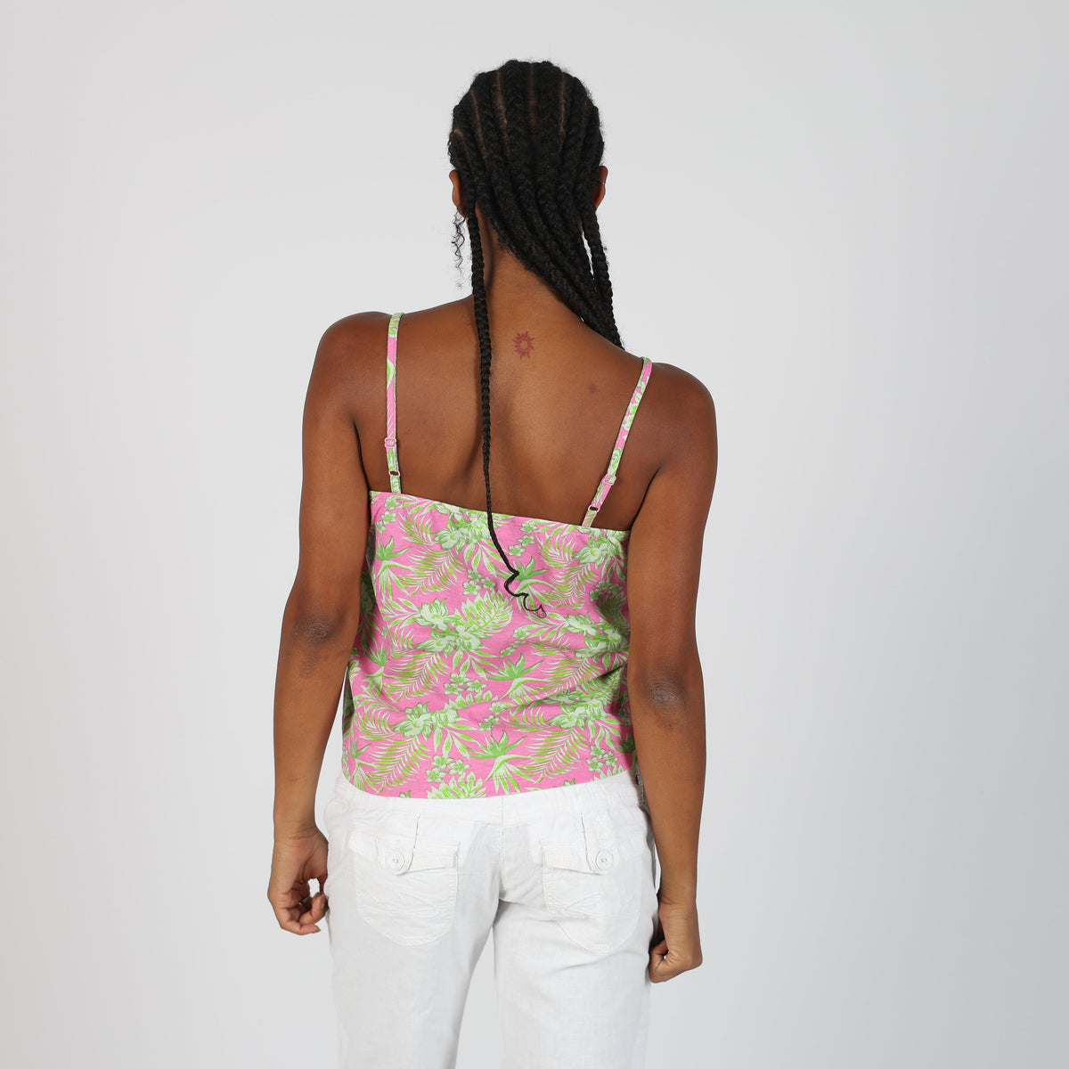 Baby Pink Y2K Fila Cami (M)