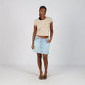 Light Blue Y2K Diesel Denim Midi Skirt (S)