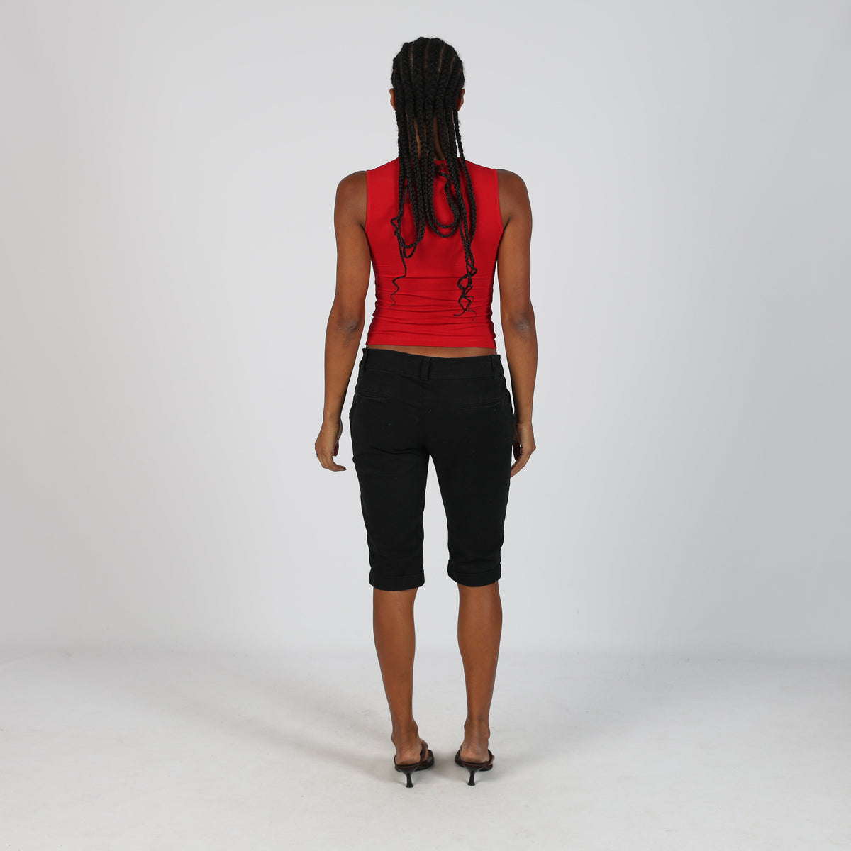 Black 90s Calvin Klein Capri Trouser (S)