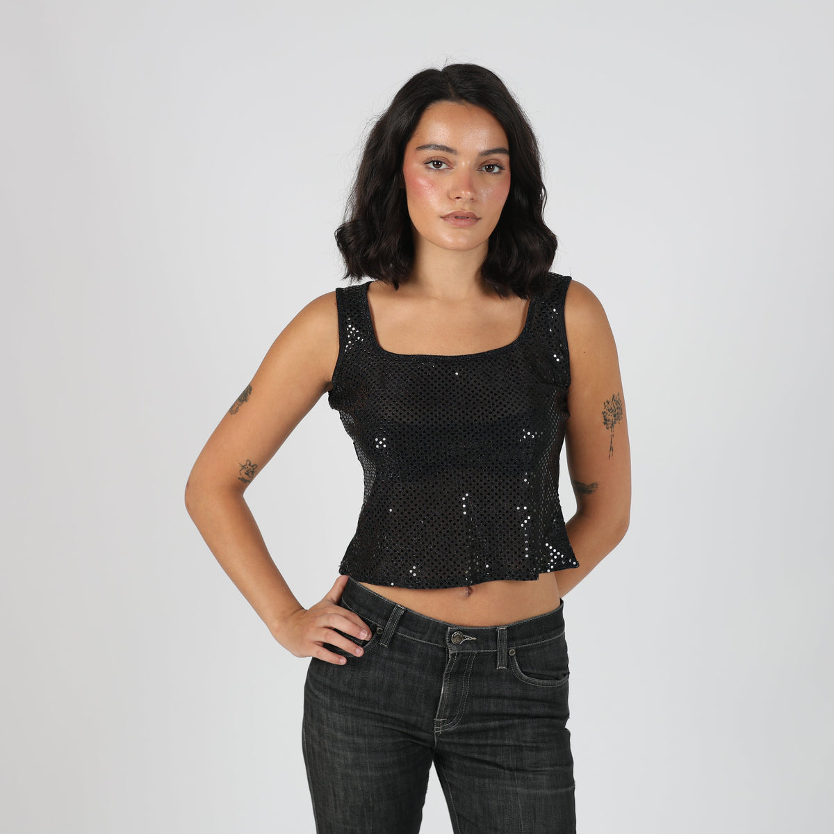 Black 90s Compagnia Italiana Cami (M)