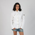 White Y2K Yes!Miss Denim Jacket (L)