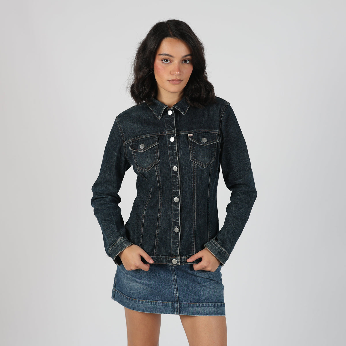 Blue Y2K Miss Sixty Denim Jacket (M)