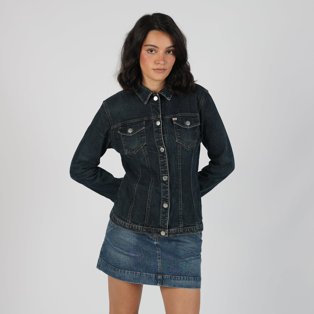 Blue Y2K Miss Sixty Denim Jacket (M)