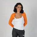 Orange Y2K Cardigan (S)