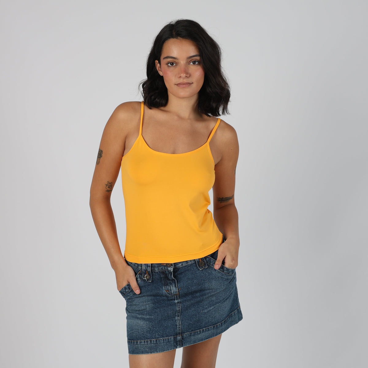 Orange Y2K Vajolet Cami (S)