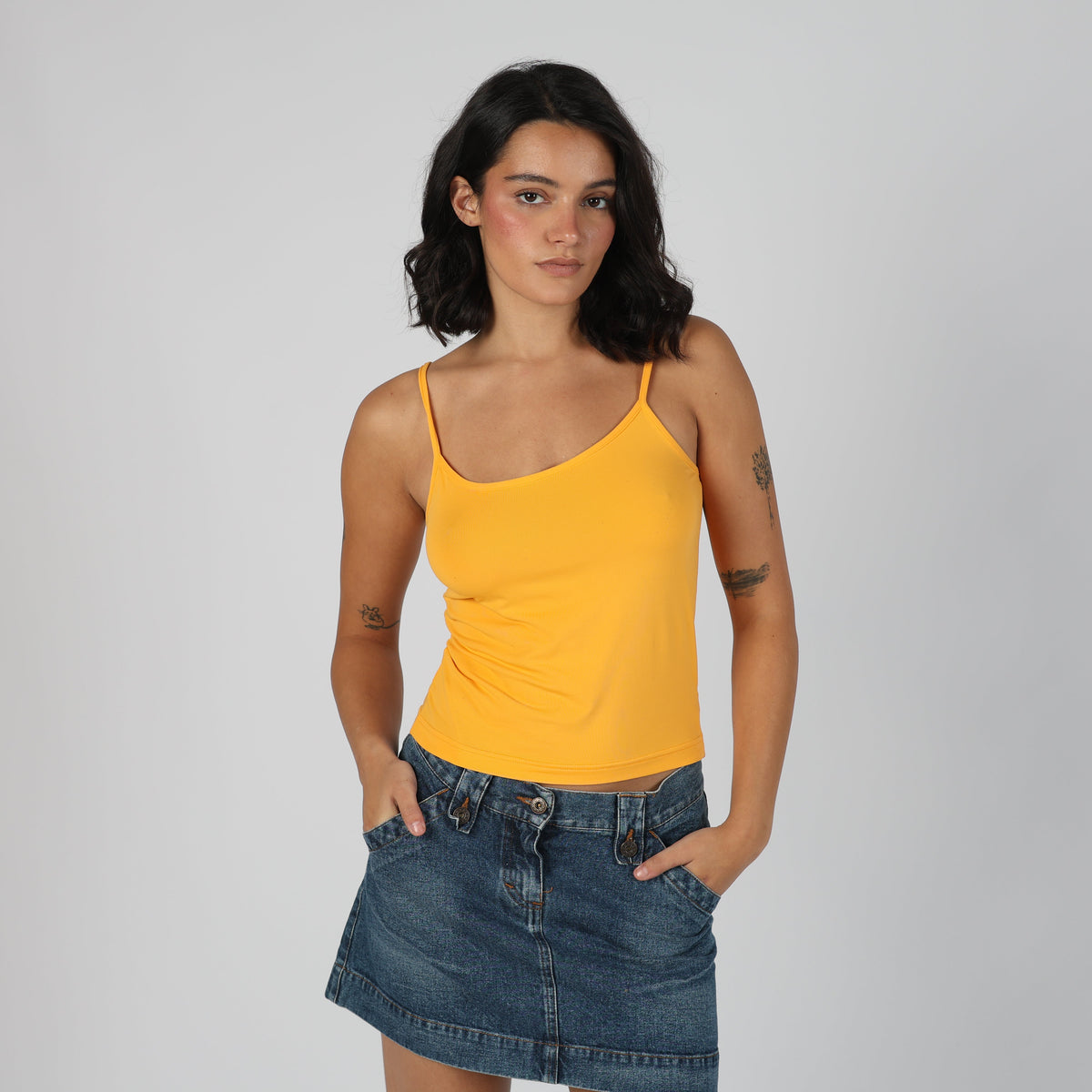 Orange Y2K Vajolet Cami (S)