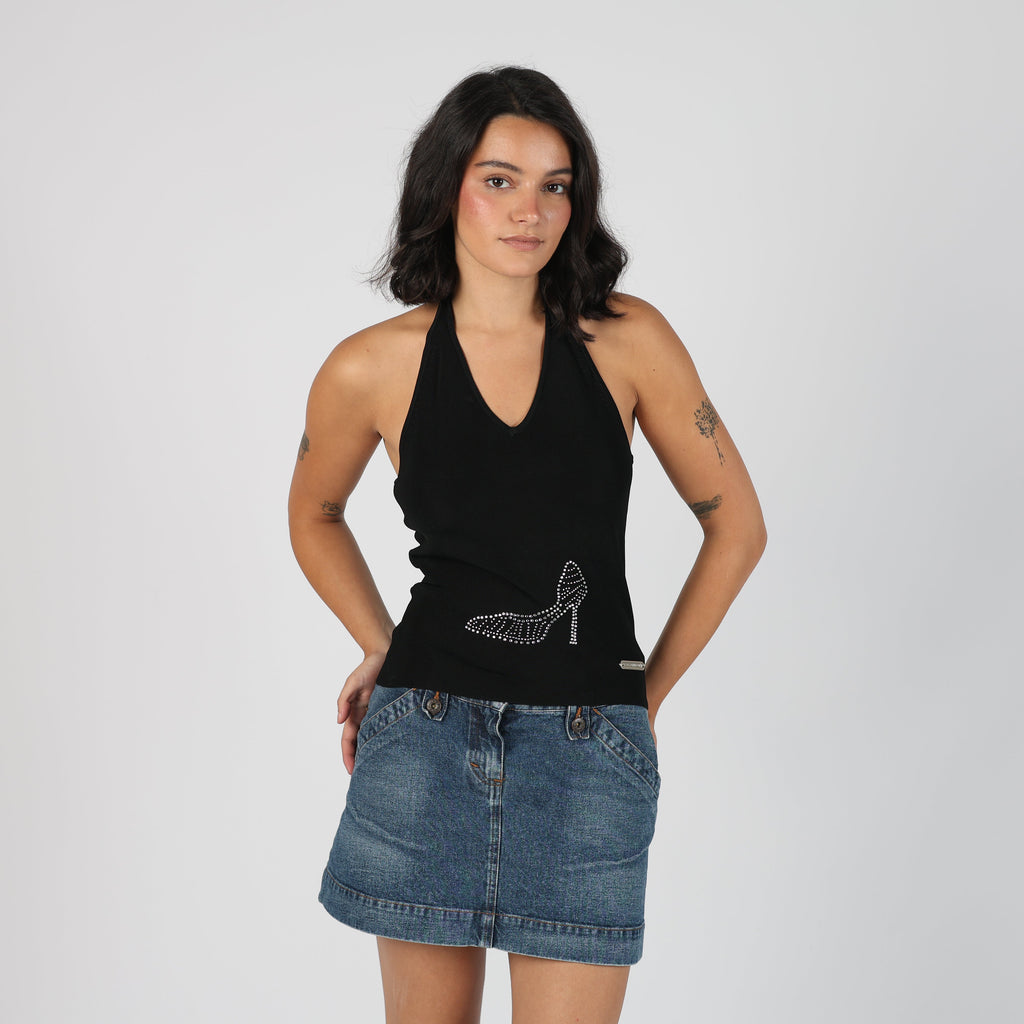 Black Y2K Coconuda Cami (S)