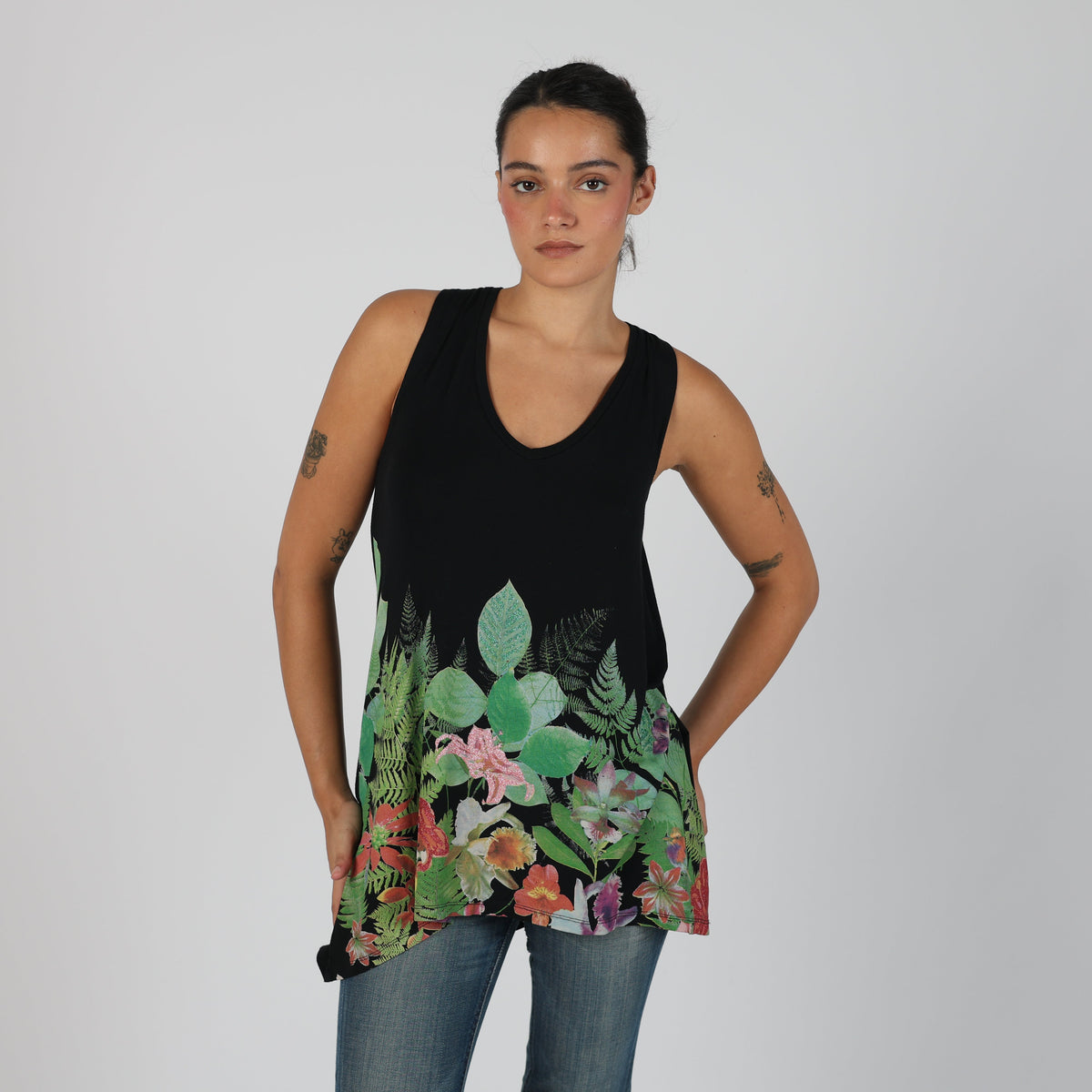 Dark Green Y2K Desigual Blouse (S)