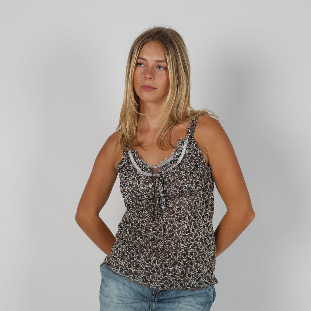 Brown Y2K Bluoltre Cami (M)