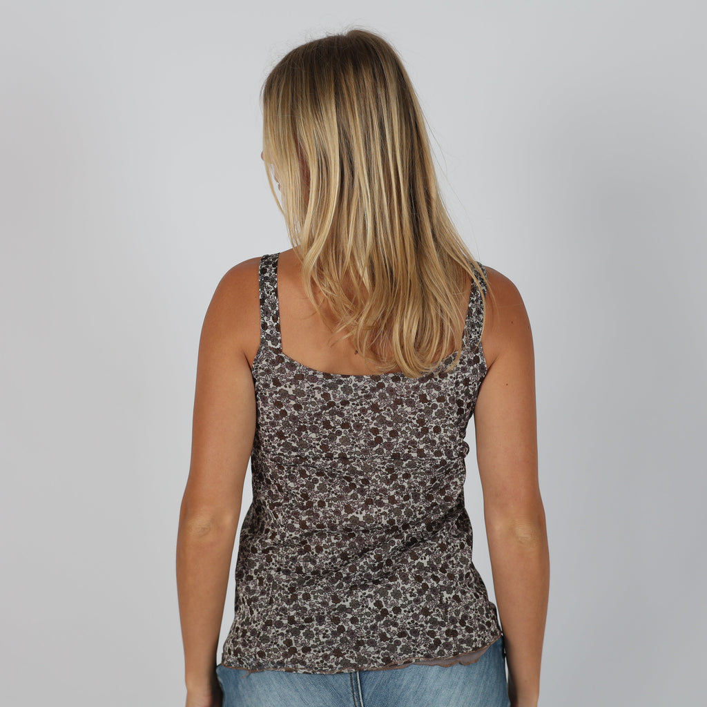Brown Y2K Bluoltre Cami (M)