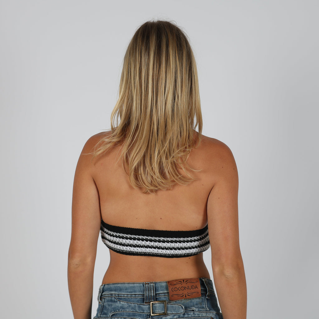 White Y2K Knitted Top (S)