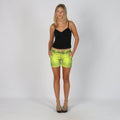 Light Green Y2K Purple Denim Shorts (S)