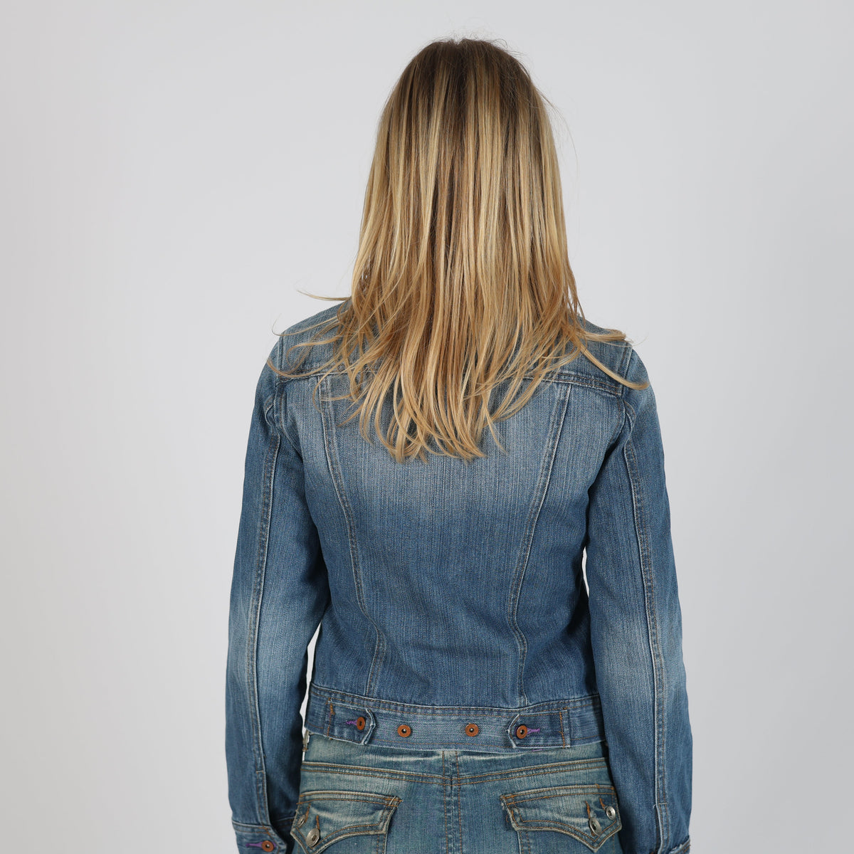 Blue Y2K St.Diego Denim Jacket (S)