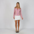 White Y2K SMOGH Denim Mini Skirt (S)