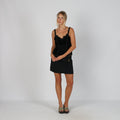 Black Y2K Penny Silvian Woven Mini Skirt (S)