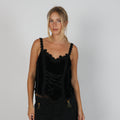 Black Y2K Mastro Moda Cami (S)