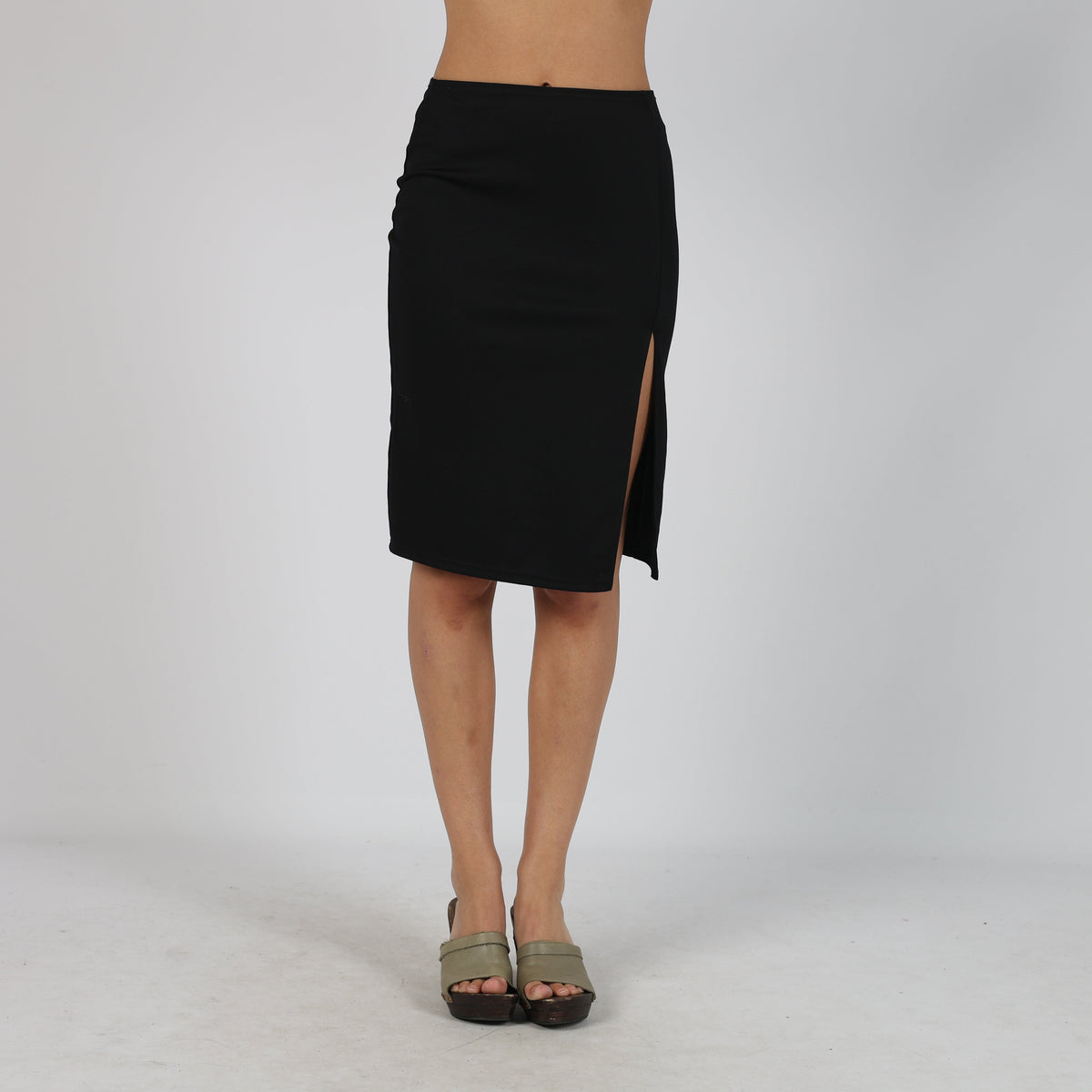 Black Y2K Pimkie Woven Midi Skirt (XS)