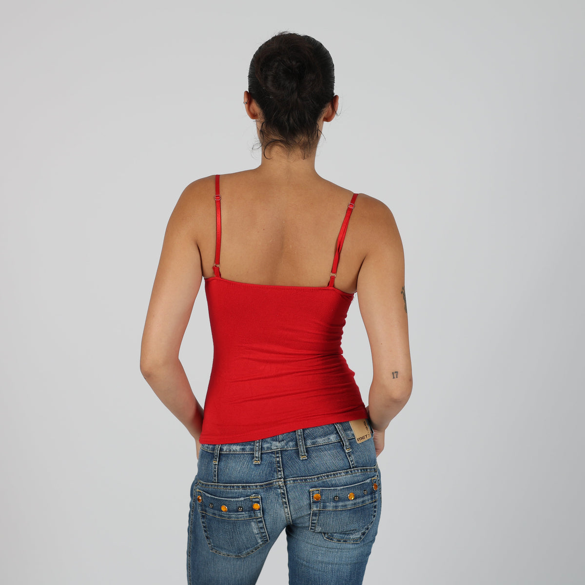 Red Y2K Made in Italy Cami (XS)