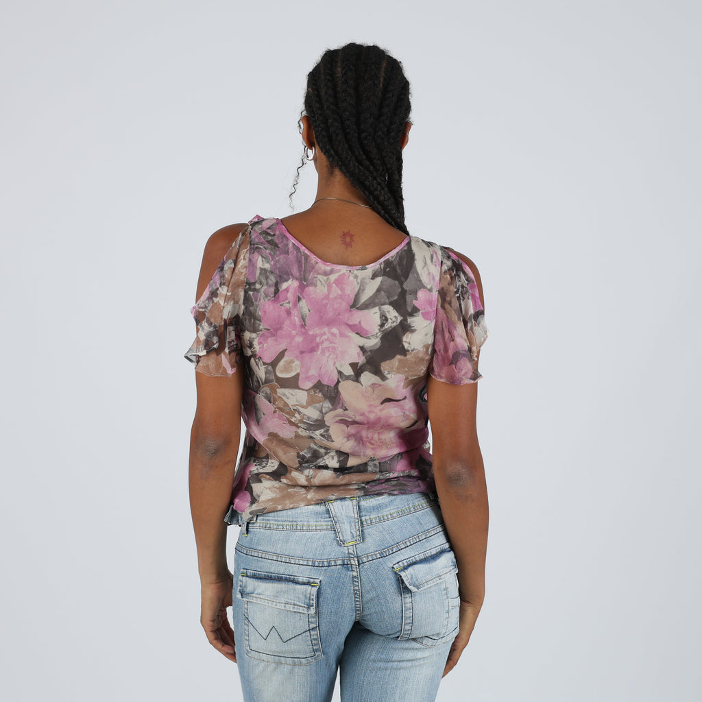 Lilac Purple Y2K Diana Blouse (M)