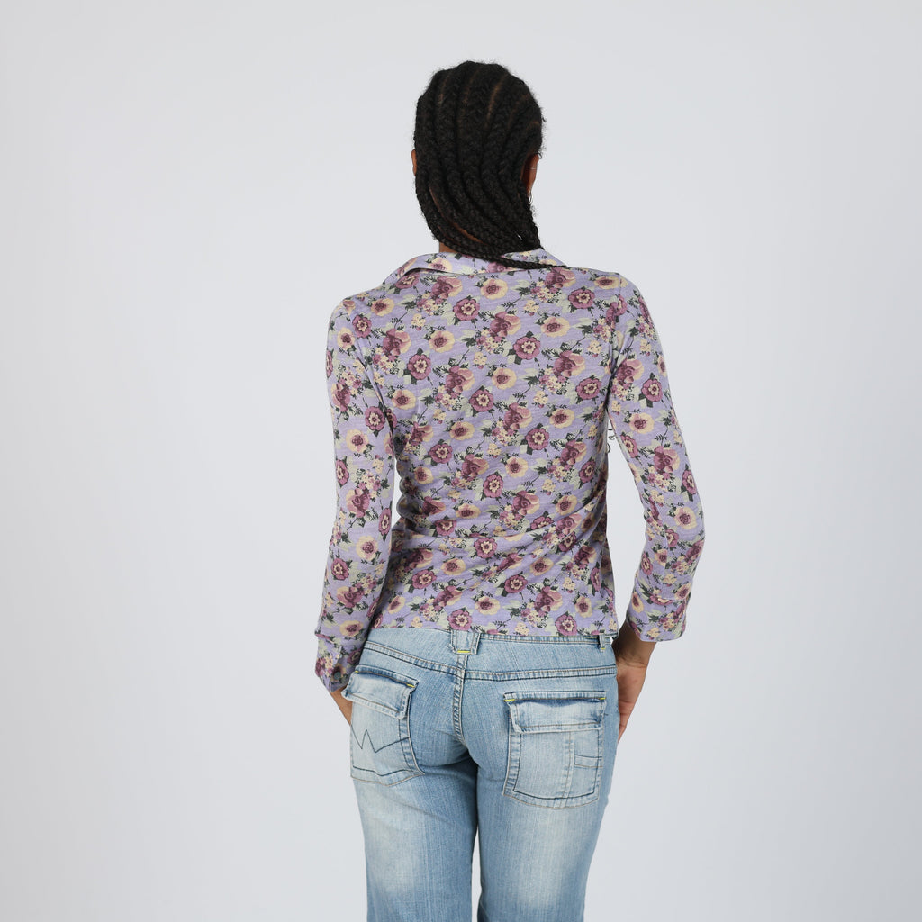 Lilac Purple Y2K Frenci&Gio Blouse (S)