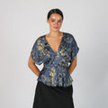 Blue Y2K Guess Blouse (L)