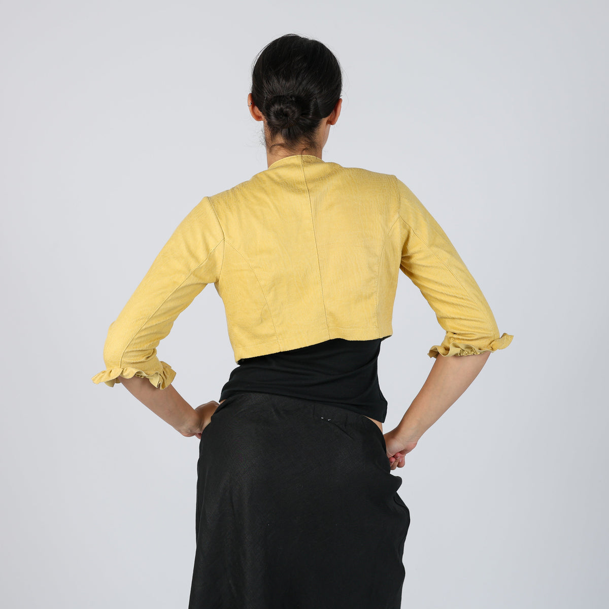 Yellow Y2K J'aime Light jacket (S)