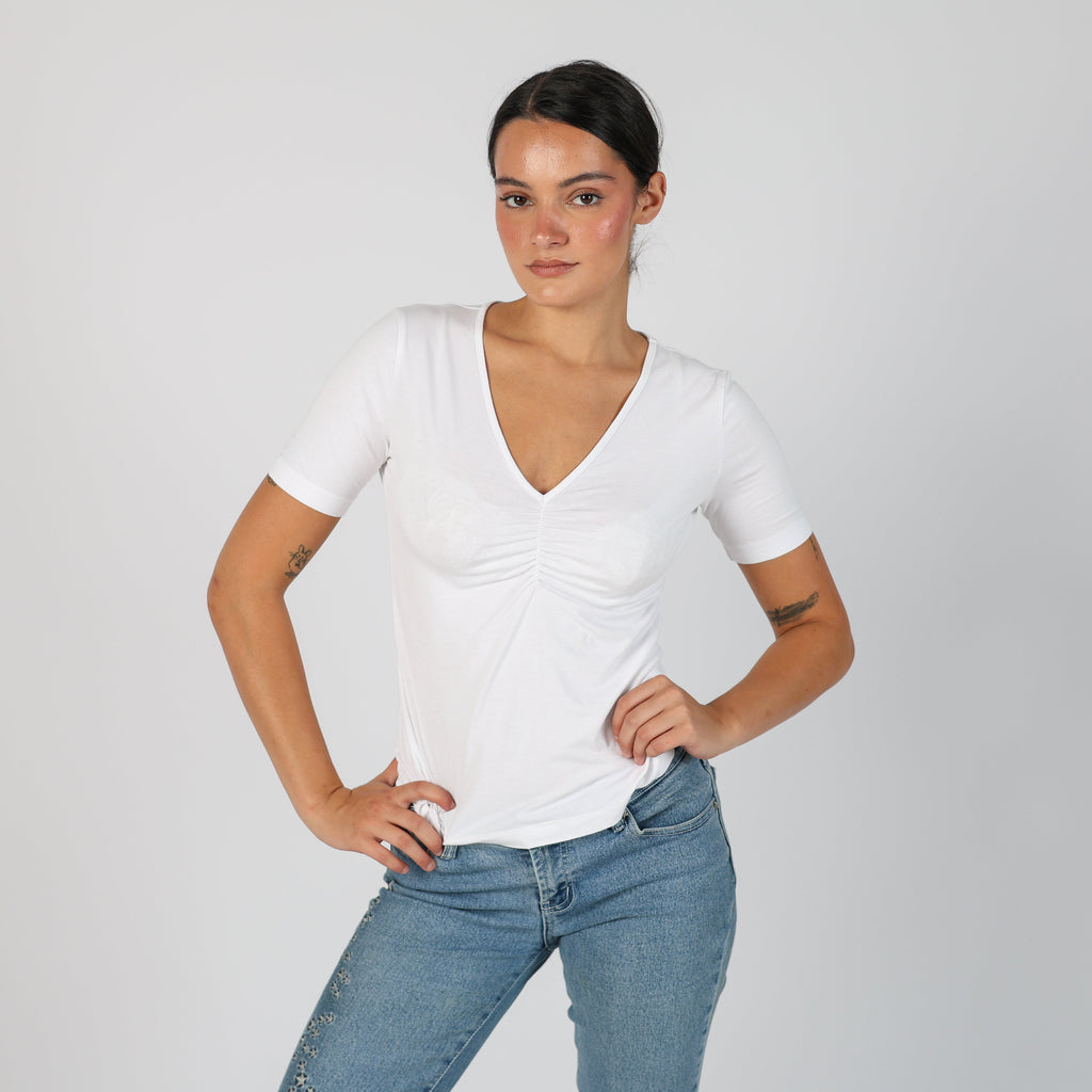 White Y2K Penny Black T-shirt (S)