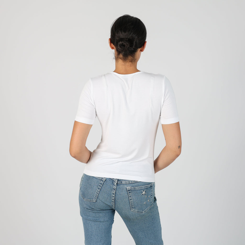 White Y2K Penny Black T-shirt (S)