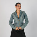 Blue Y2K Blue Collection Denim Jacket (S)