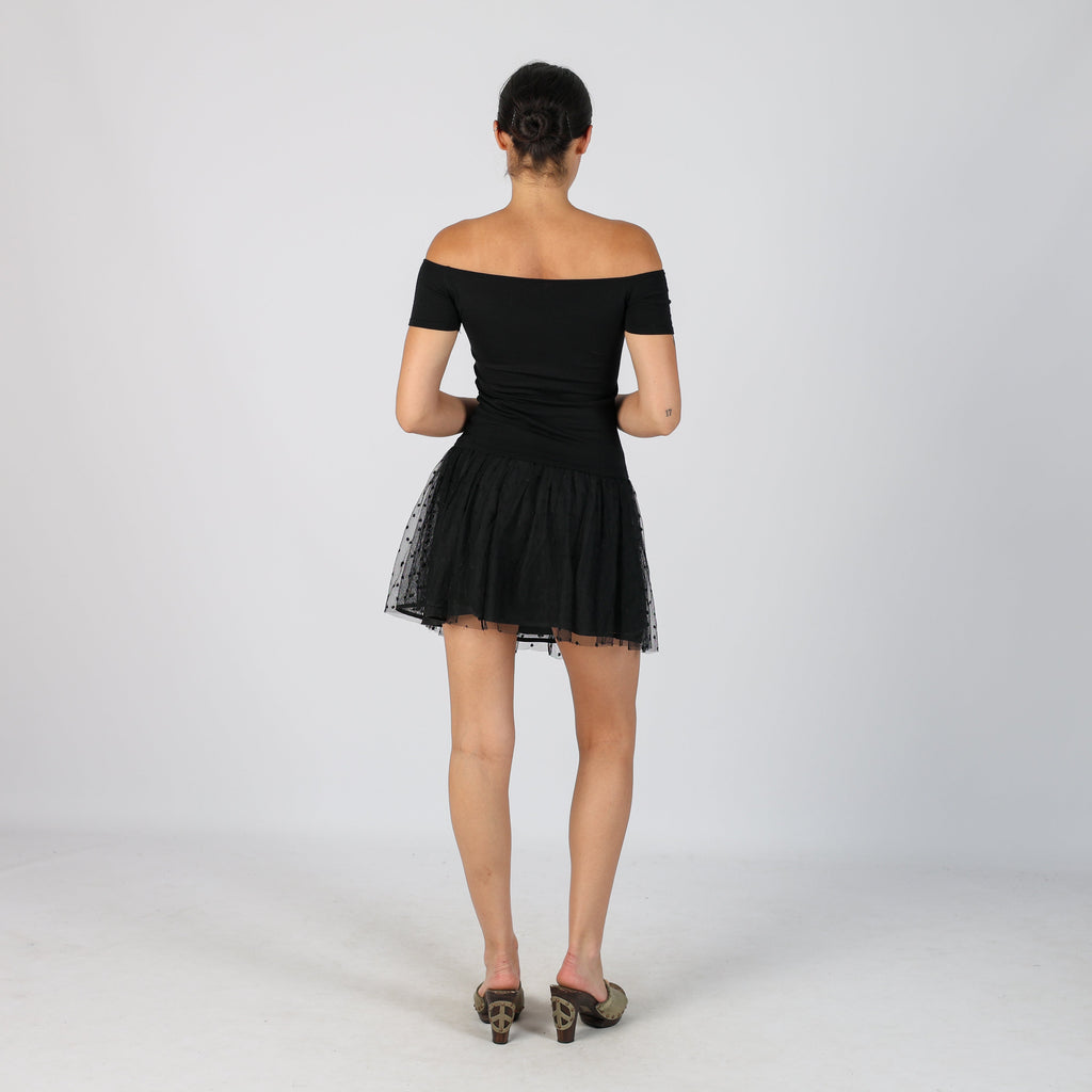 Black Y2K Guess Woven Mini Skirt (XS)