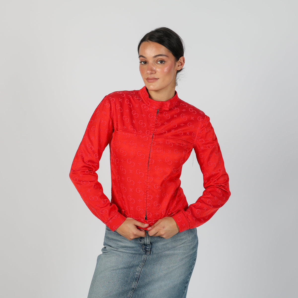Red Y2K Guess Light jacket (S)