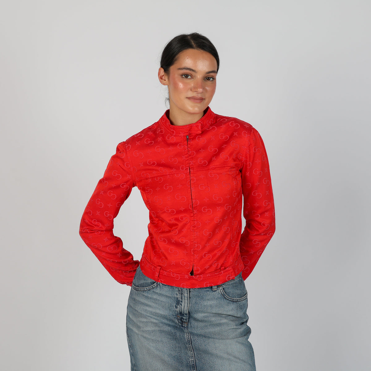 Red Y2K Guess Light jacket (S)