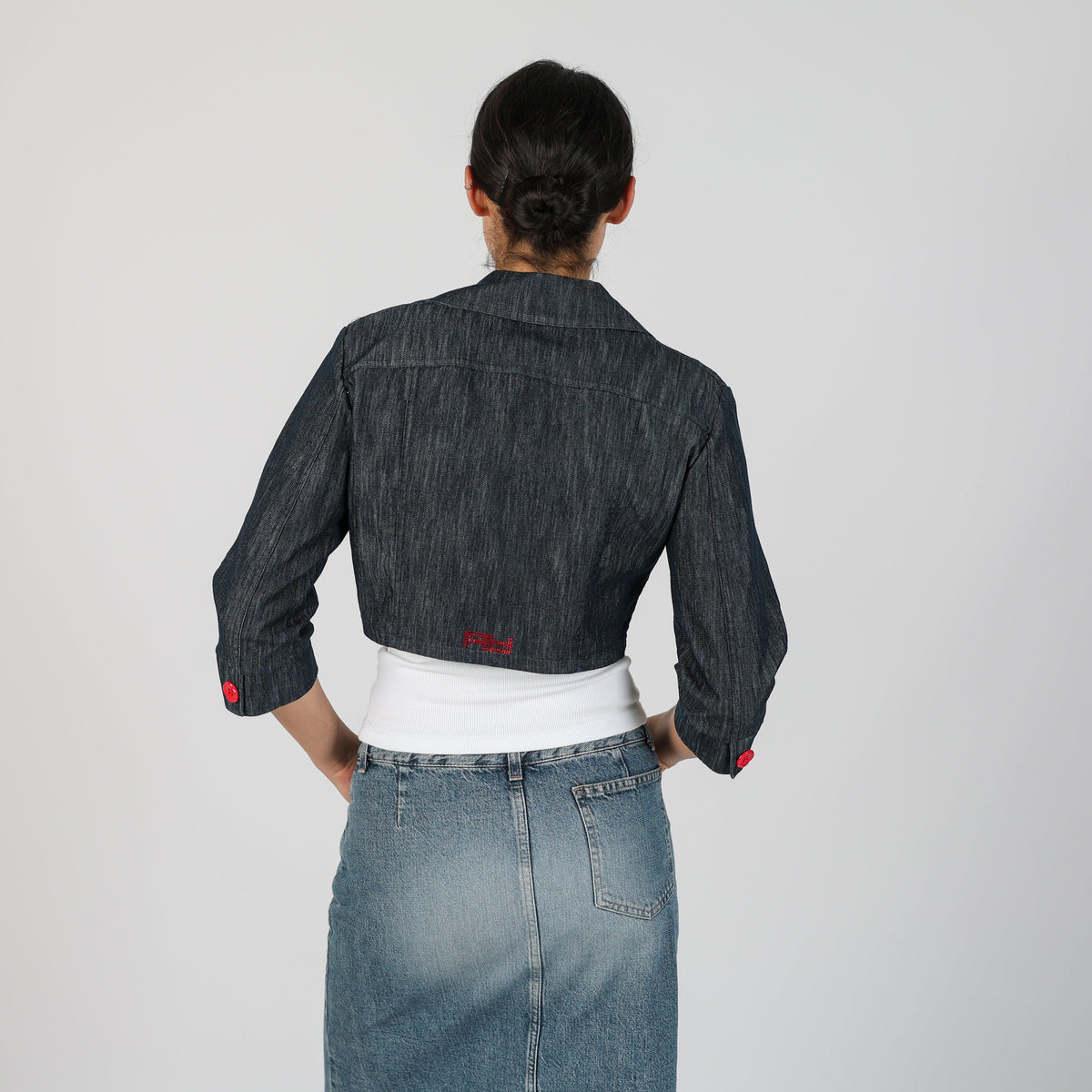 Blue Y2K Artigli Denim Jacket (S)