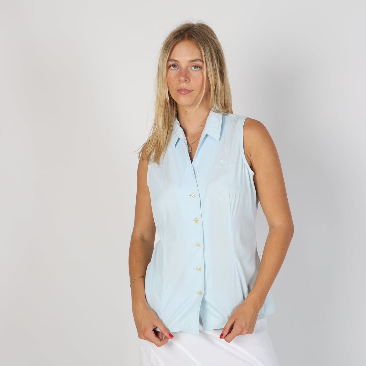 Light Blue Y2K Iceberg Shirt (S)