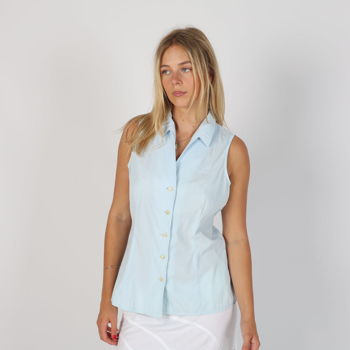 Light Blue Y2K Iceberg Shirt (S)
