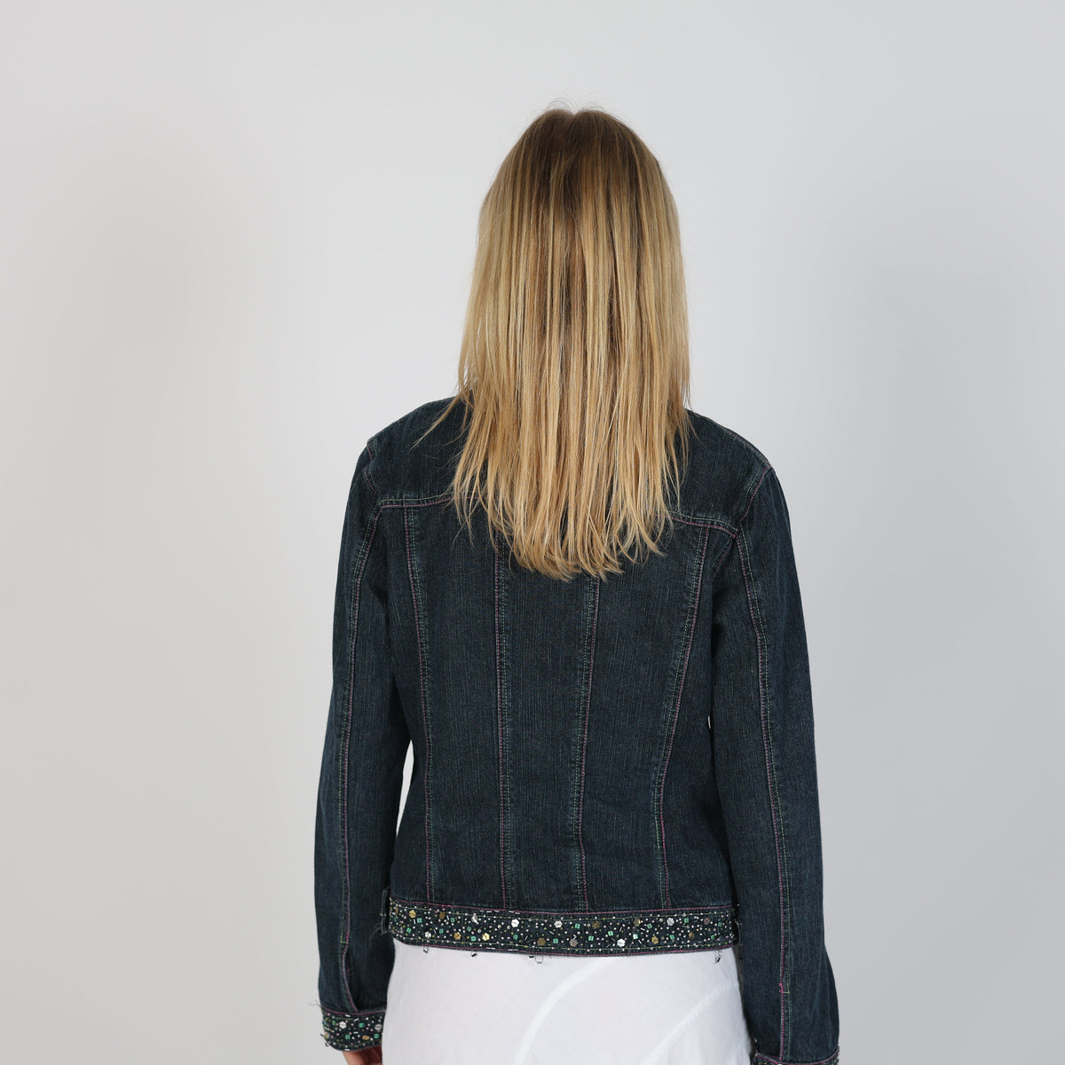 Blue Y2K Diana Callesi Denim Jacket (M)