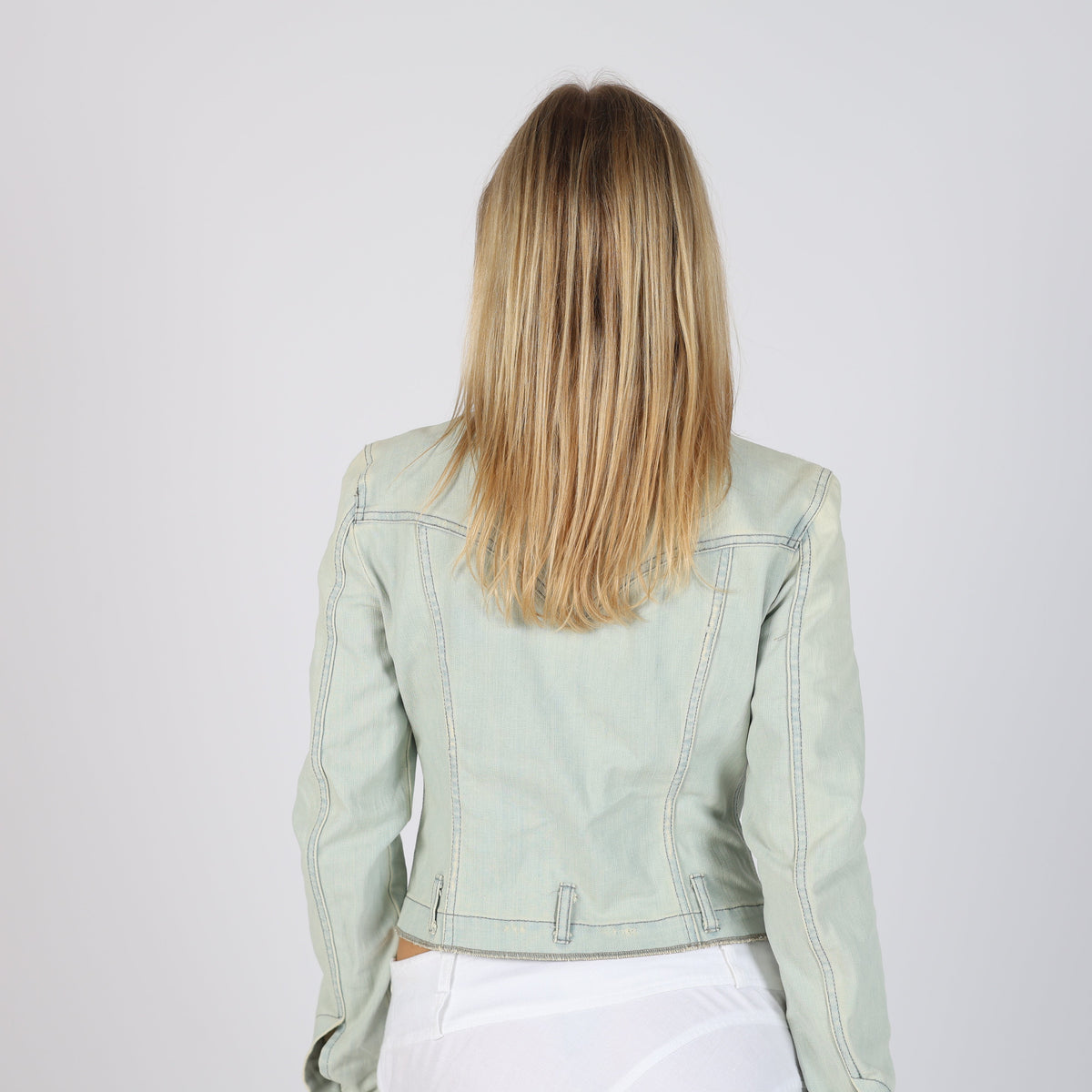 Light Blue Y2K Richmond Denim Jacket (S)