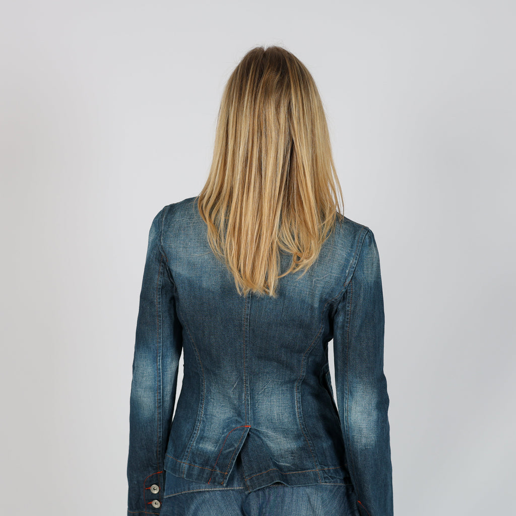 Blue Y2K PHARD Denim Jacket (S)