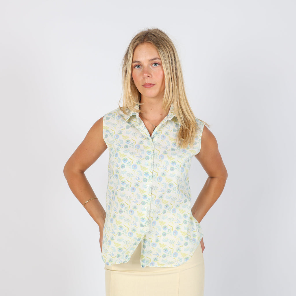 Cream Y2K Made in Italy Blouse (S)