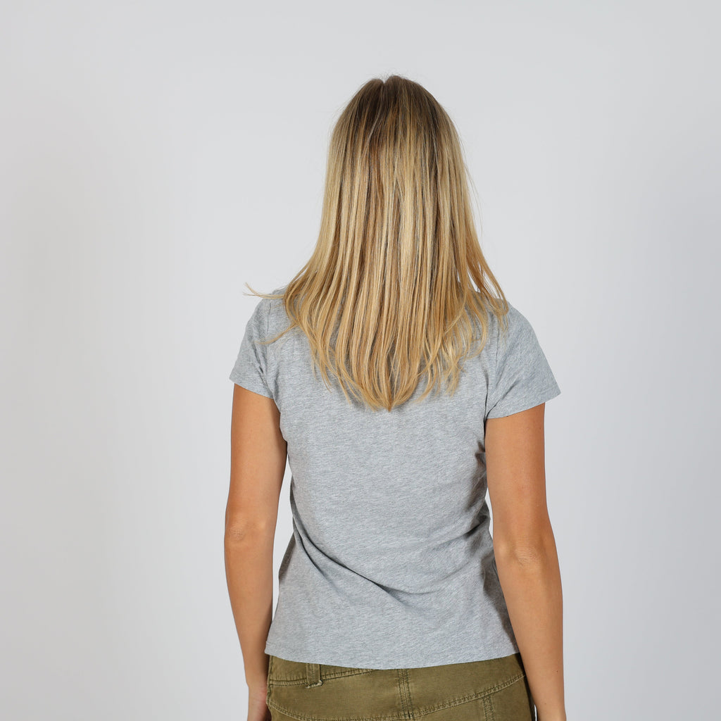 Light Grey Y2K Tommy Hilfiger T-shirt (XS)