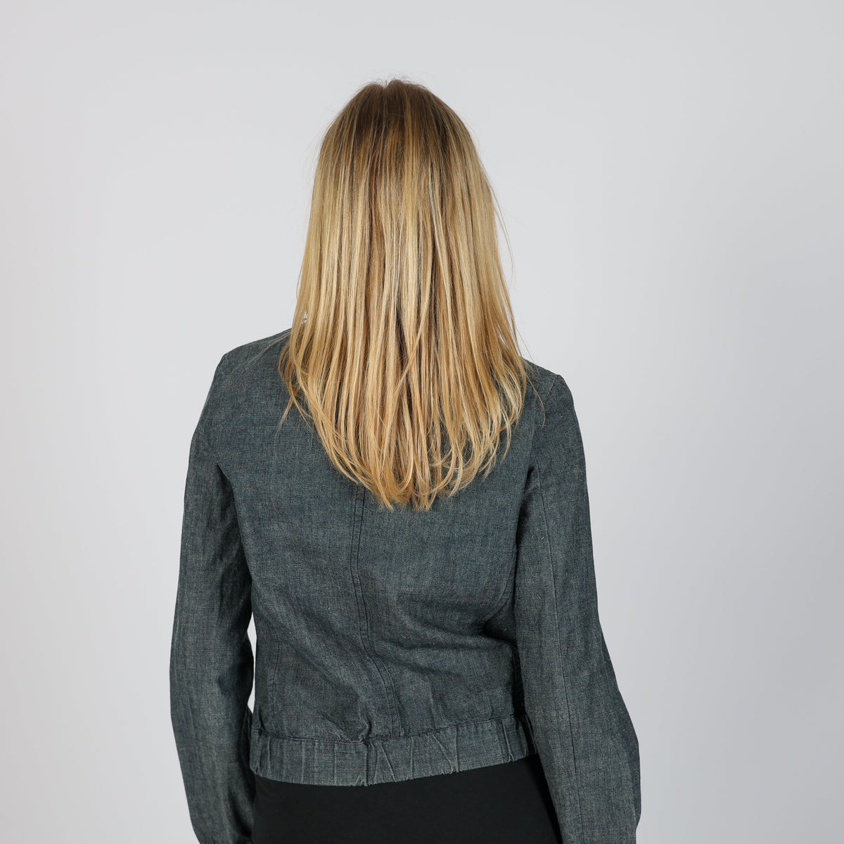 Charcoal Grey Y2K Made in Italy Light jacket (S)