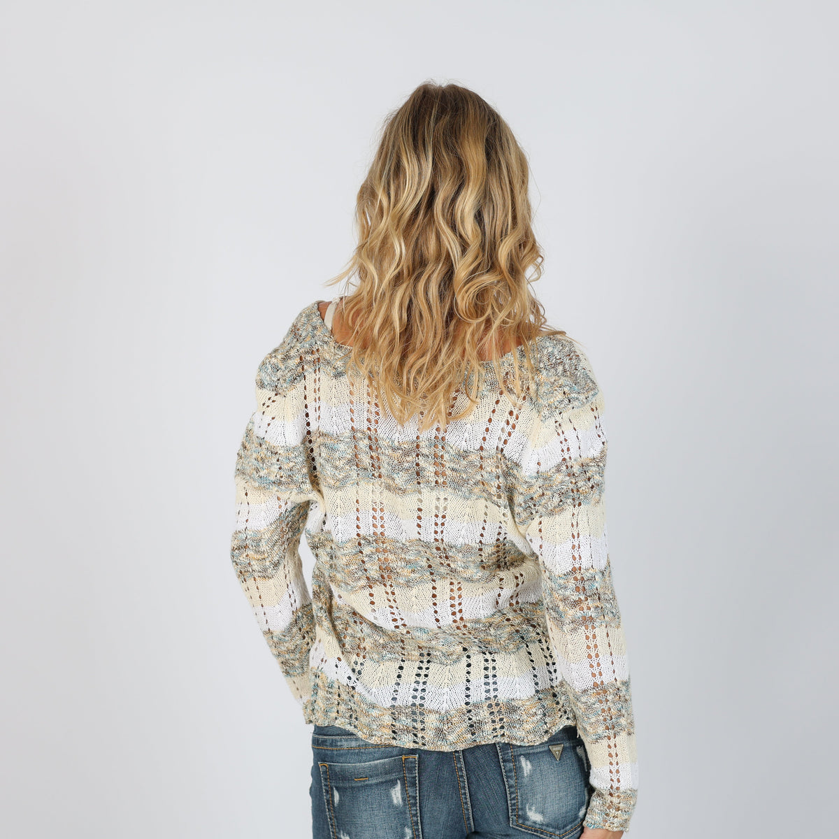 Cream Y2K Cardigan (L)