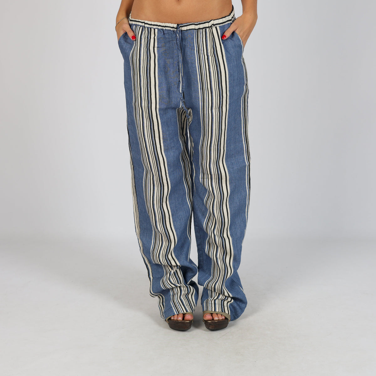 Blue Y2K Casual Trousers (M)