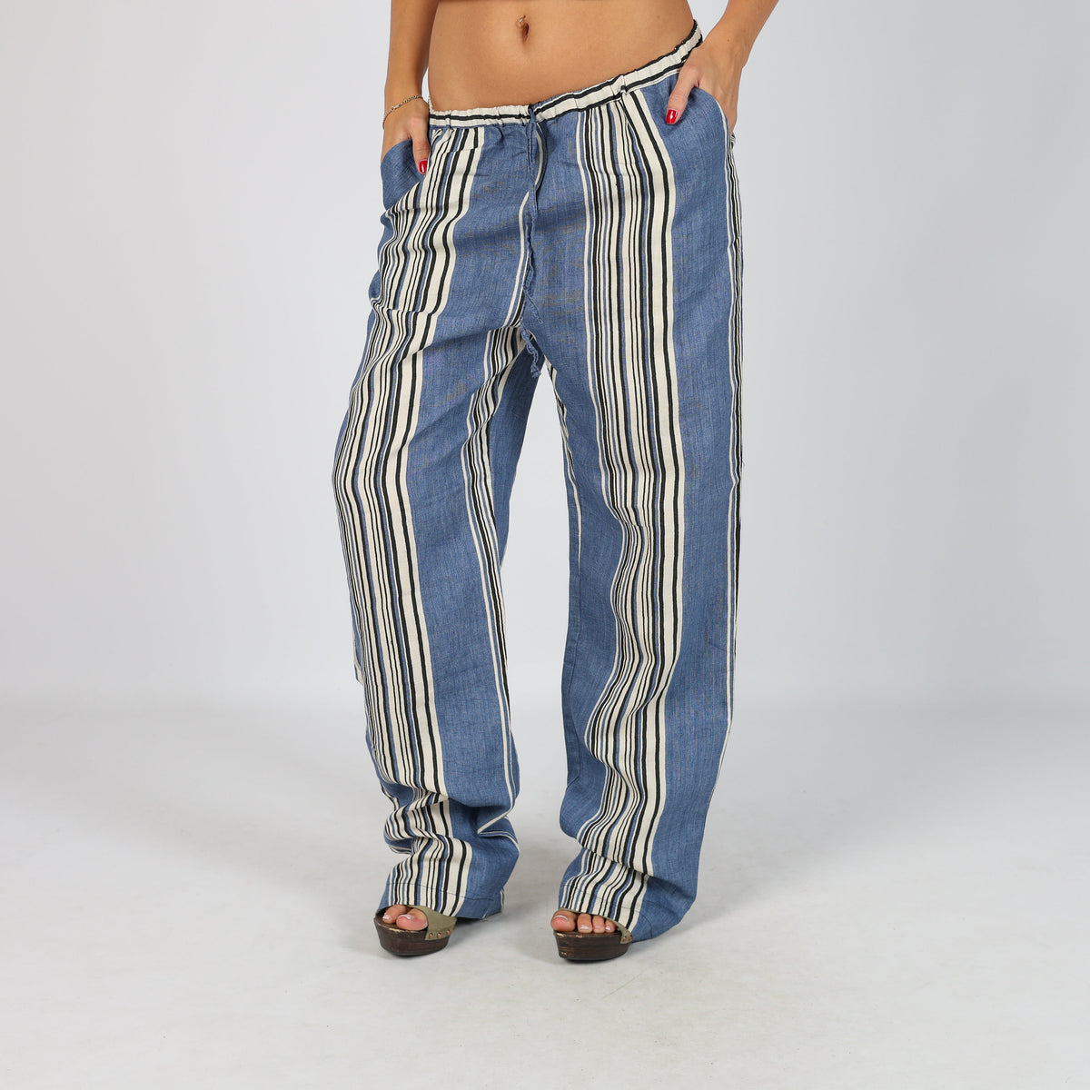 Blue Y2K Casual Trousers (M)