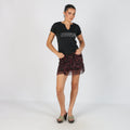 Black Y2K Pimkie Woven Mini Skirt (S)