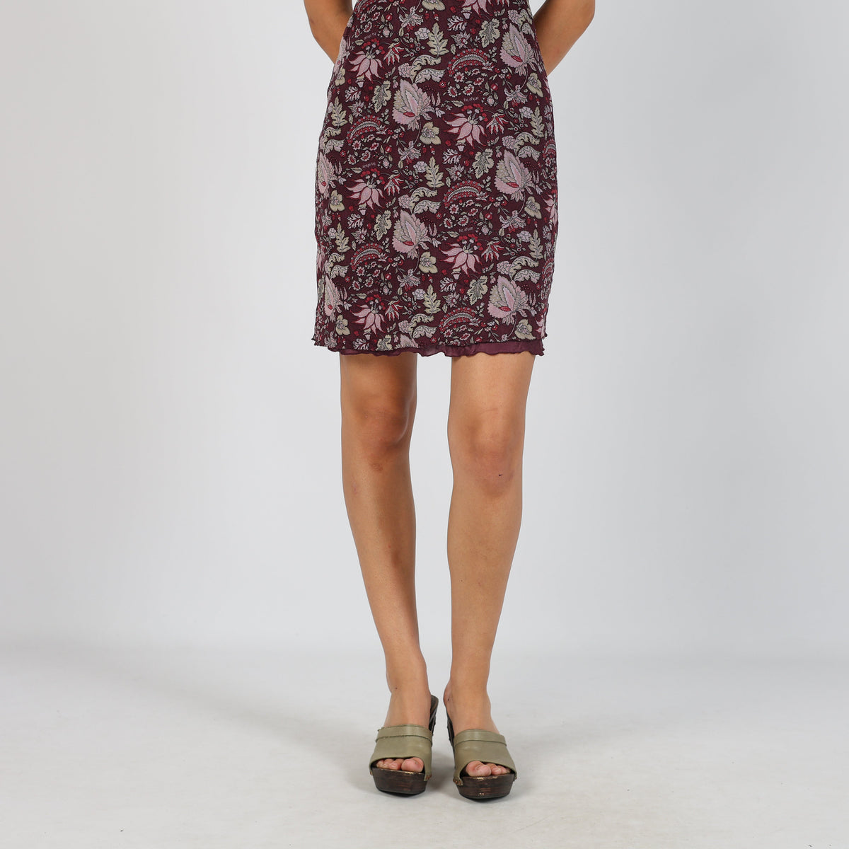 Purple Y2K Aniye By Woven Mini Dress (S)