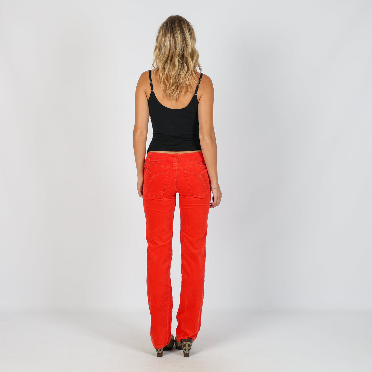 Coral Y2K Yes!Miss Woven Trousers (S)