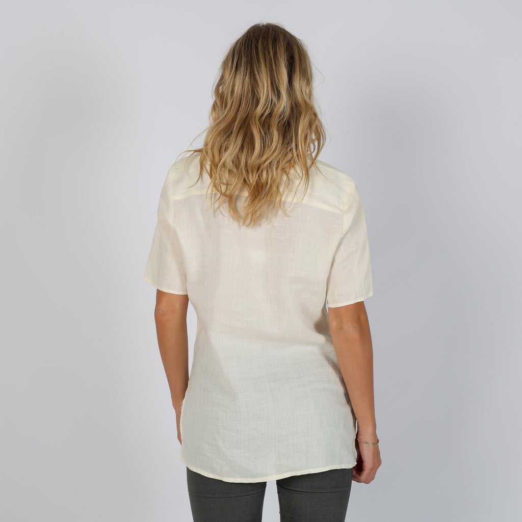 Cream Y2K Shirt (L)