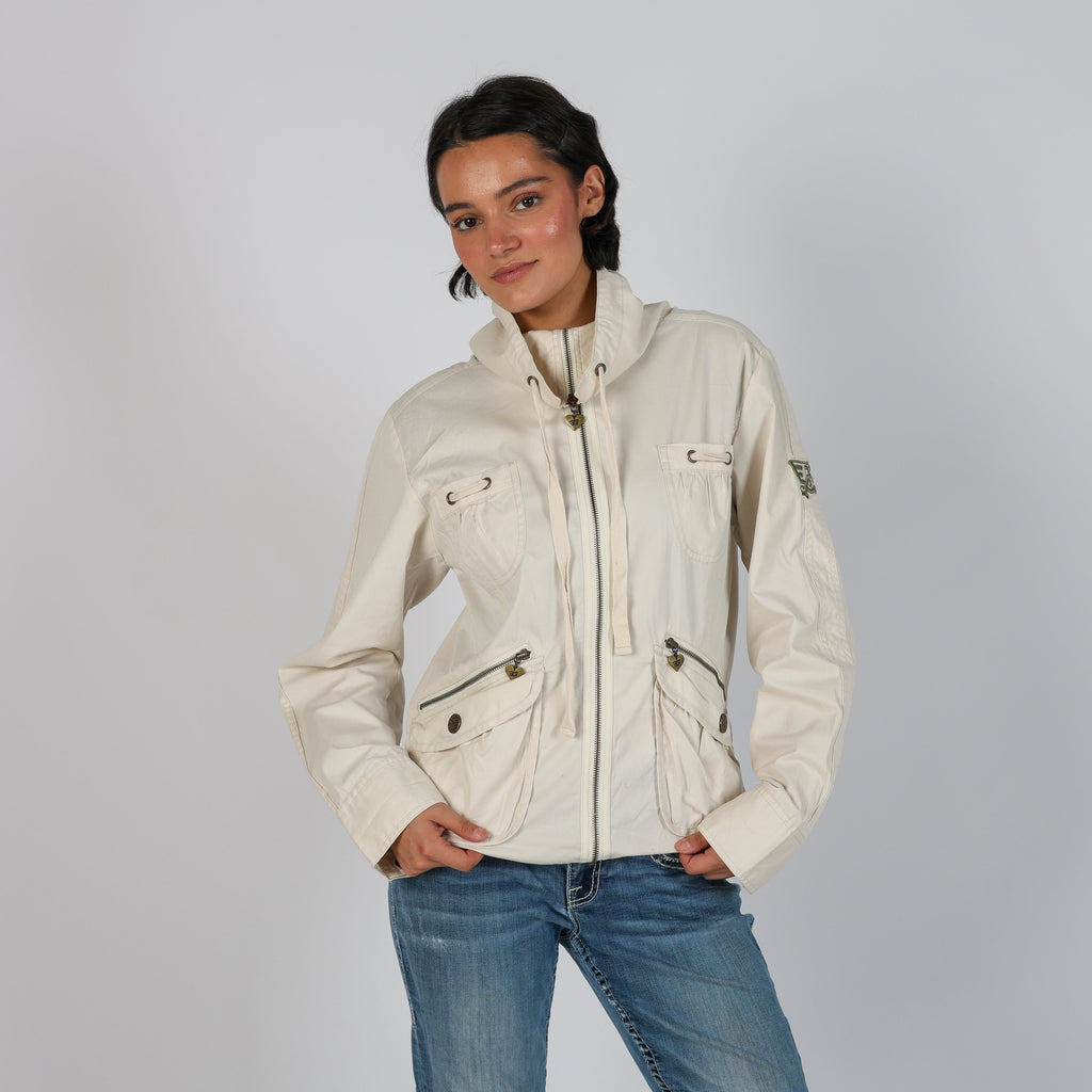 Cream Y2K Casual Jacket (L)